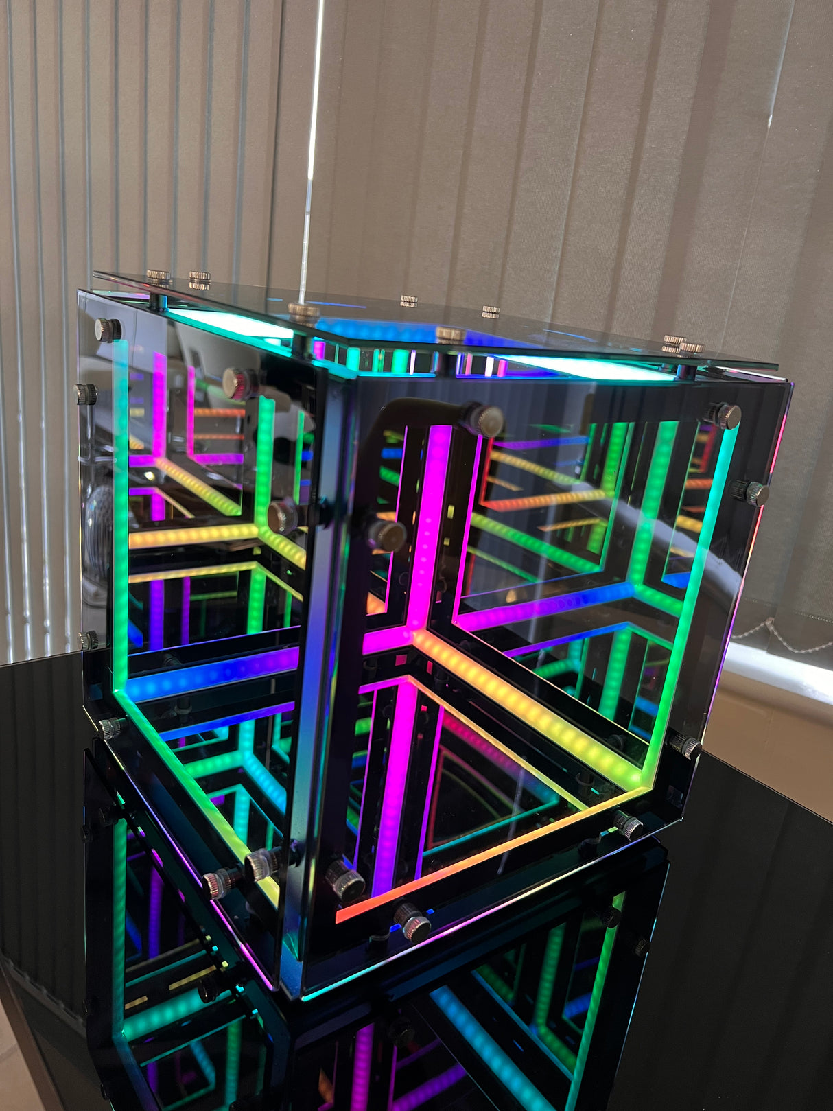 LED Atmospheric Cube Lamp