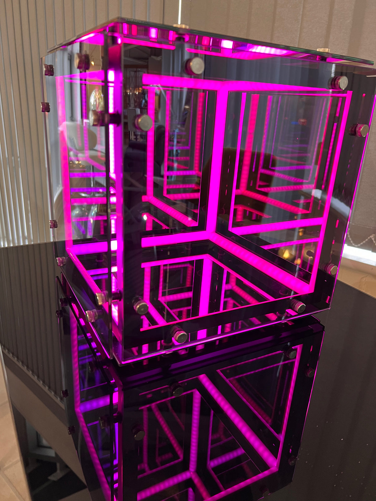 LED Atmospheric Cube Lamp