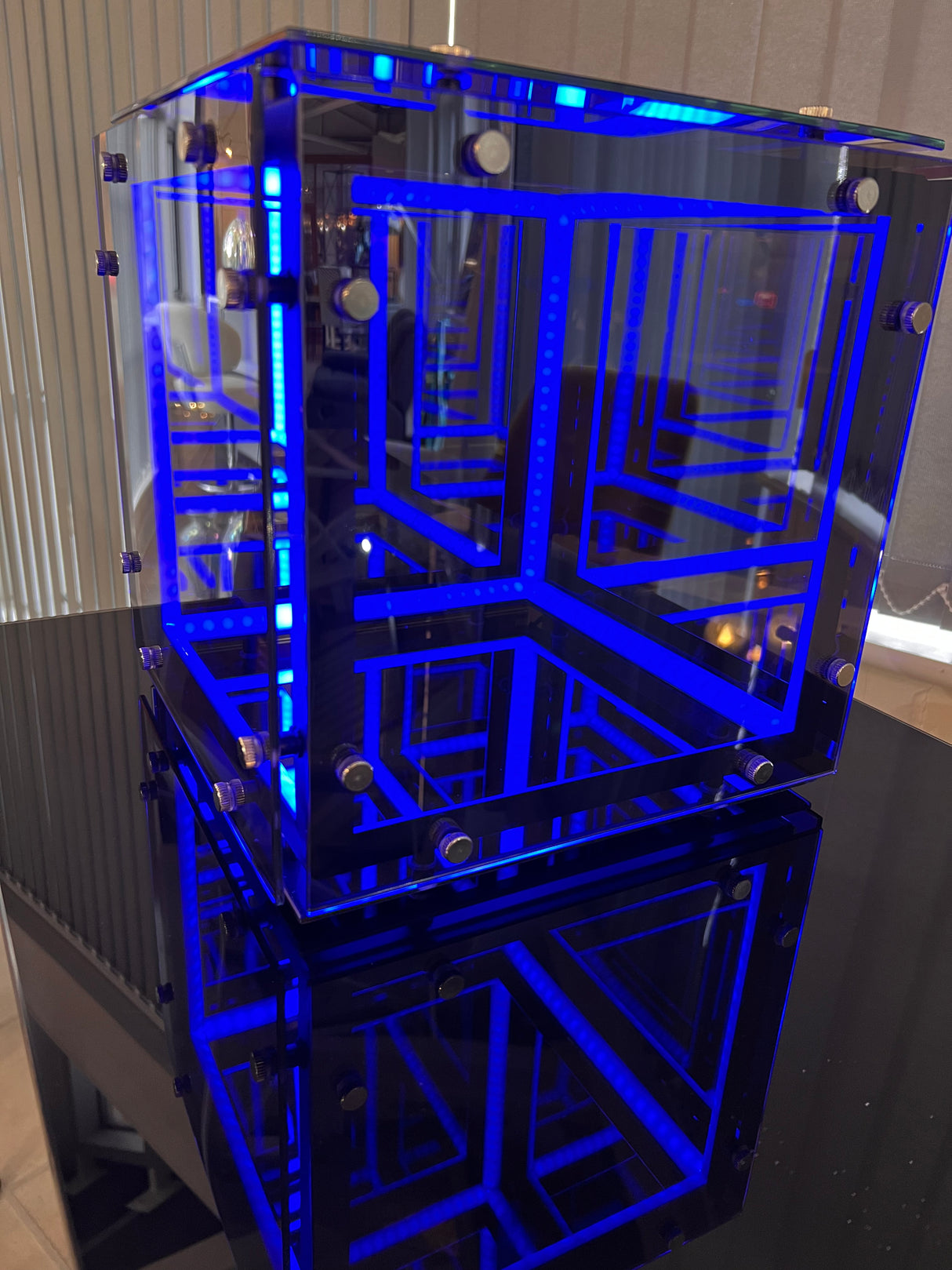 LED Atmospheric Cube Lamp