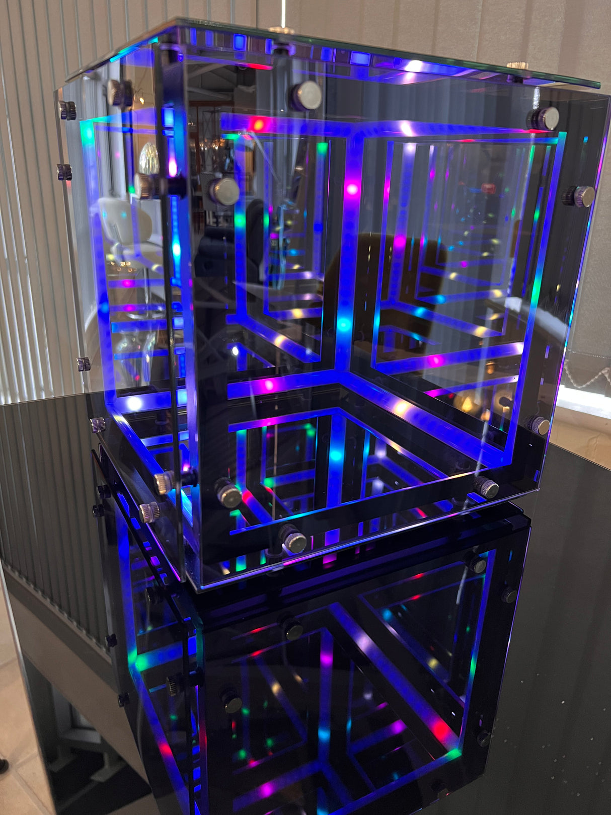 LED Atmospheric Cube Lamp