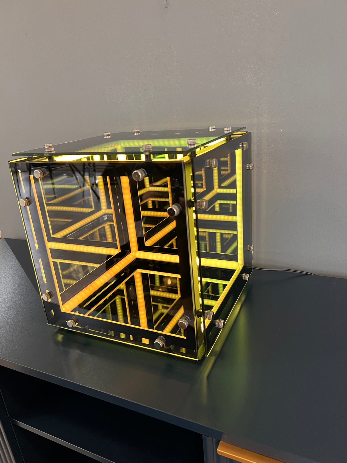 LED Atmospheric Cube Lamp