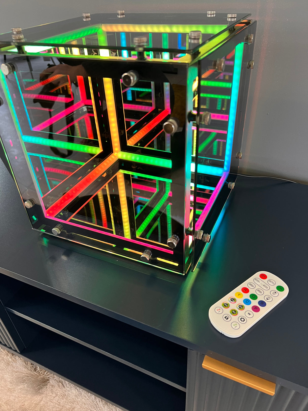 LED Atmospheric Cube Lamp