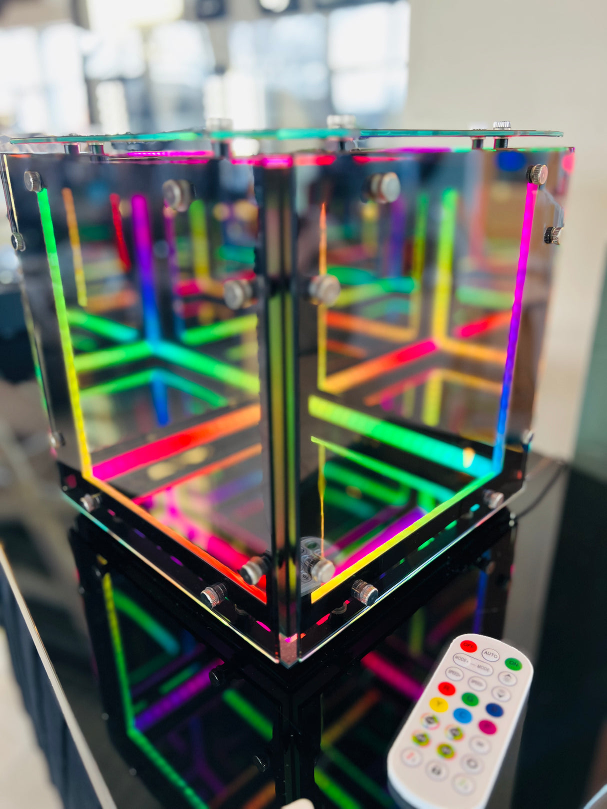 LED Atmospheric Cube Lamp