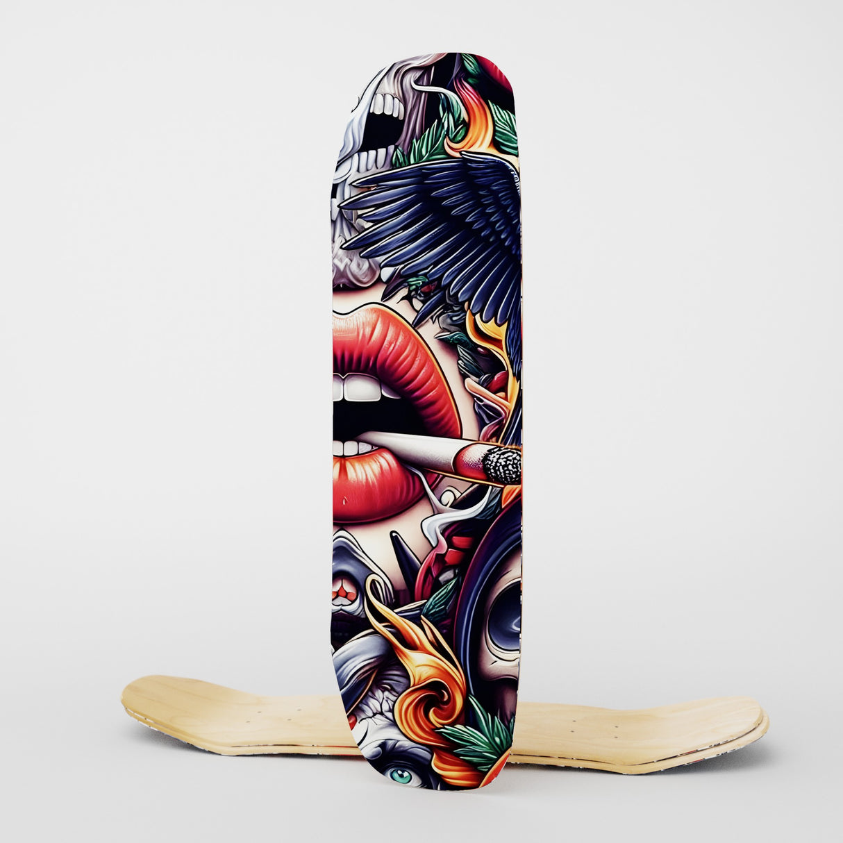 Velvet Print Skateboard Deck