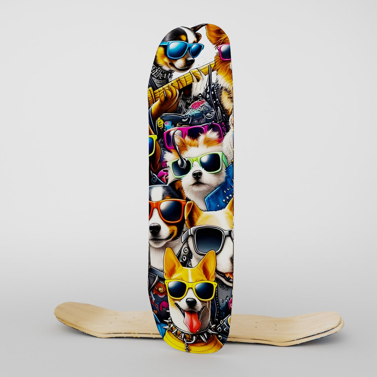 Velvet Print Skateboard Deck