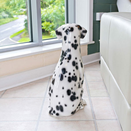 Porcelain Dalmatian Statue - Back View