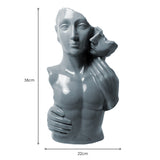 Lovers Torso Ceramic Bust