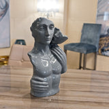 Lovers Torso Ceramic Bust