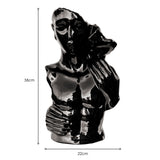 Gloss Ebony Ceramic Lovers Torso