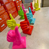 Painted Ceramic Thumbs Up Hand