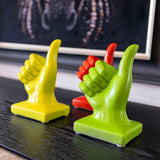 Painted Ceramic Thumbs Up Hand