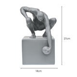 World in his Hand Ceramic Sculpture