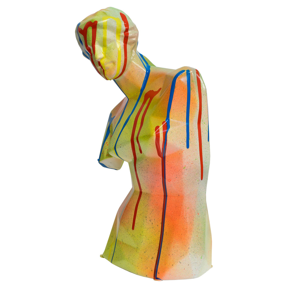 Ceramic Venus de Milo Painted Sculpture