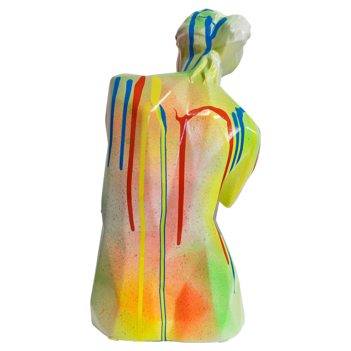Ceramic Venus de Milo Painted Sculpture