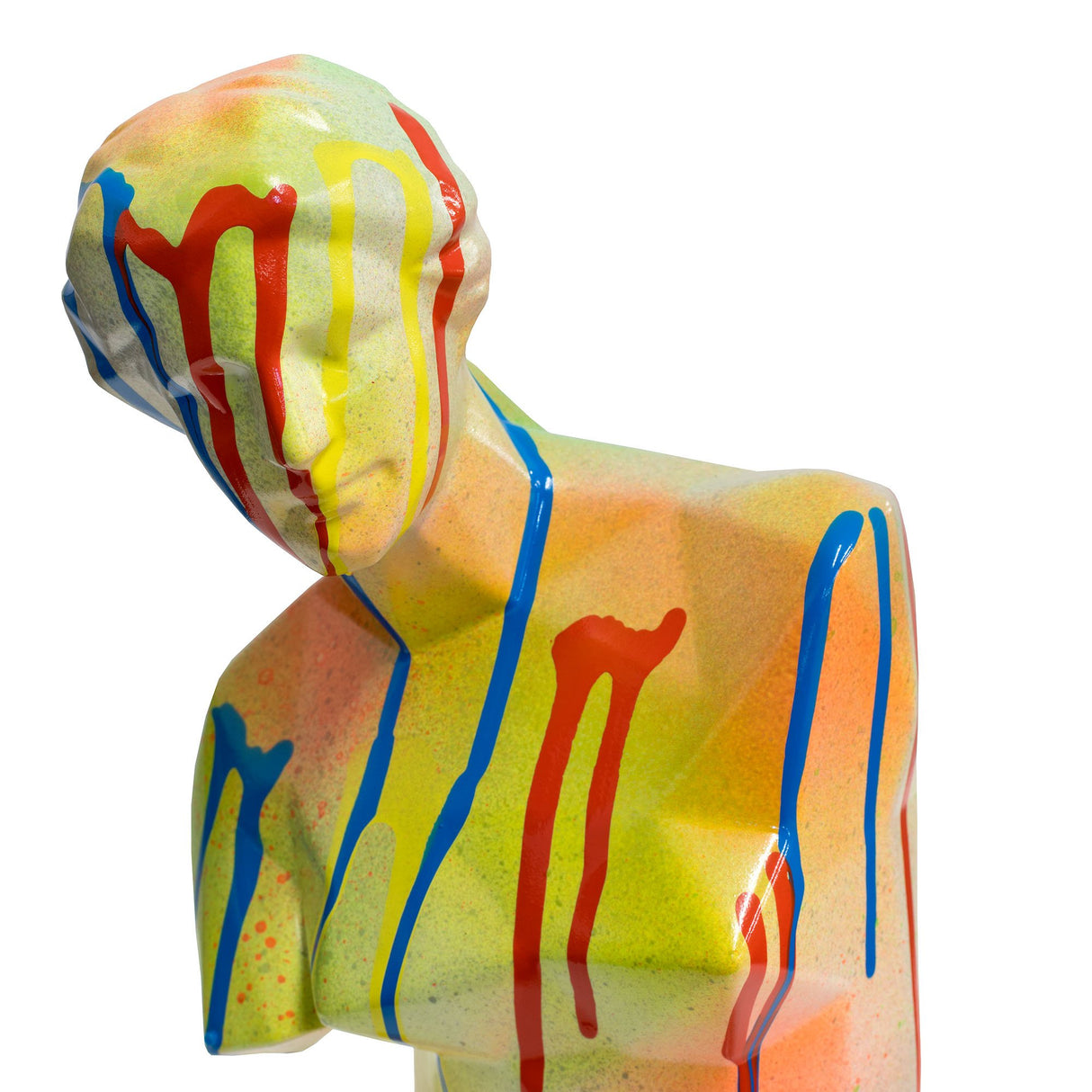 Ceramic Venus de Milo Painted Sculpture