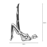 Ceramic Yoga Ornament Shoulder Stand