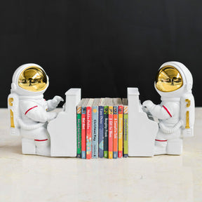 Pair of Piano Playing Astronaut Bookends – Bookends by Febland