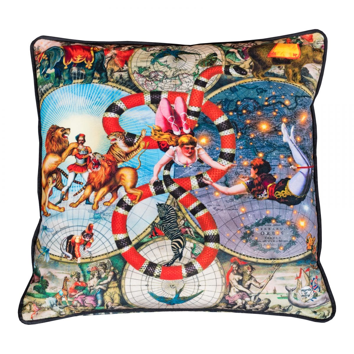 Le Cirque Du Monde Cushion - Myrtle and Mary