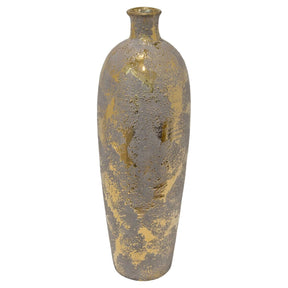 Aurous Gold Fleck Tall Ceramic Vase – Vase by Febland