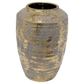 Aurous Gold Fleck Ceramic Vase – Vase by Febland