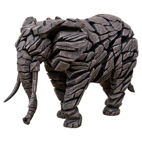 Elephant Ornament Edge Sculpture – Sculpture by Febland