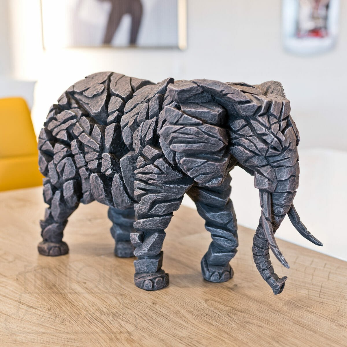 Elephant Ornament Edge Sculpture