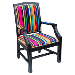 Vibrant Stripe Accent Chair – Accent Chair by Febland