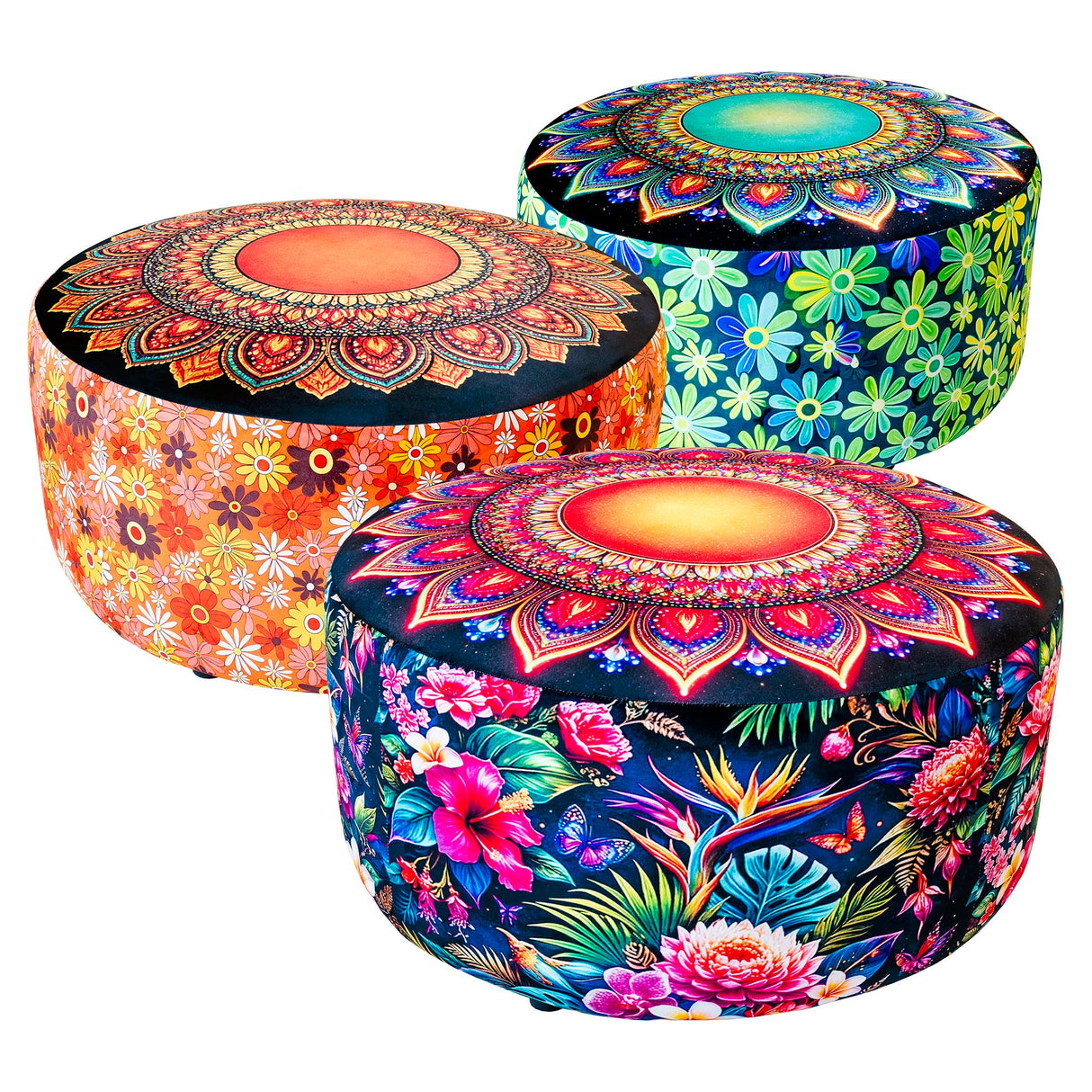 Mandala Pouffe