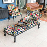 Myrtle and Mary Chaise Longue in our Showroom