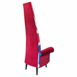 Union Jack Flag Potenza Chair - Back View