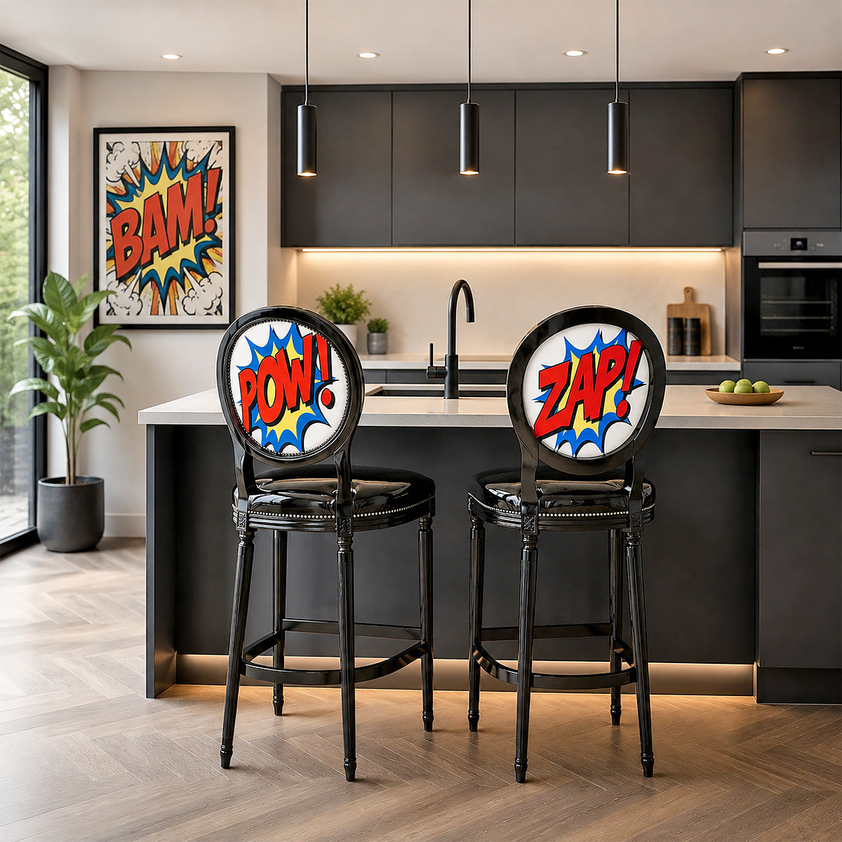 Comic Book Bar Stool