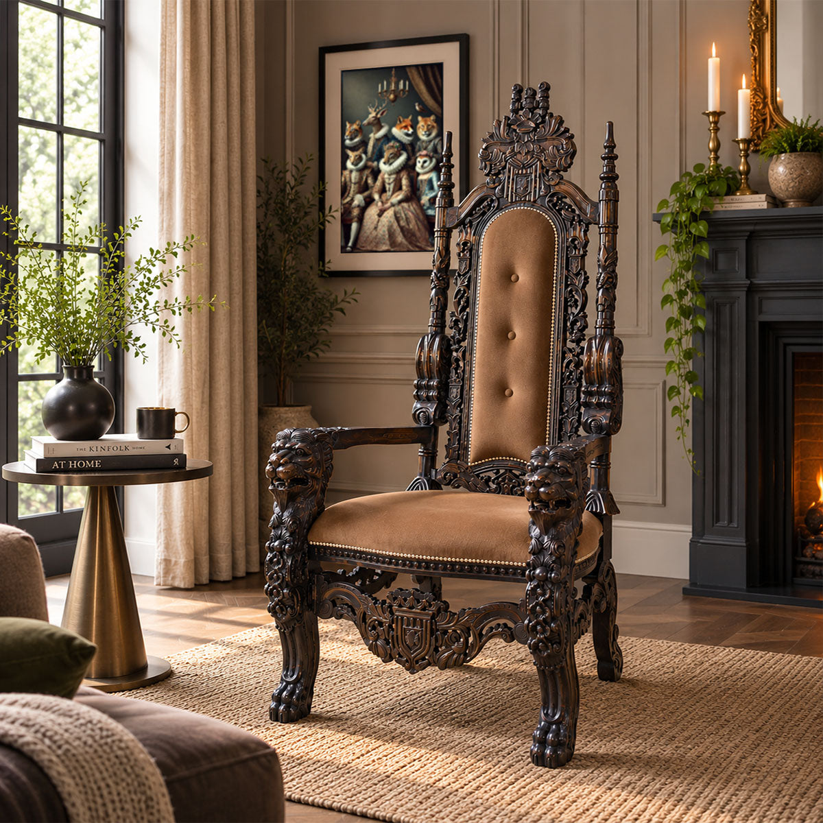Traforata Throne Chair
