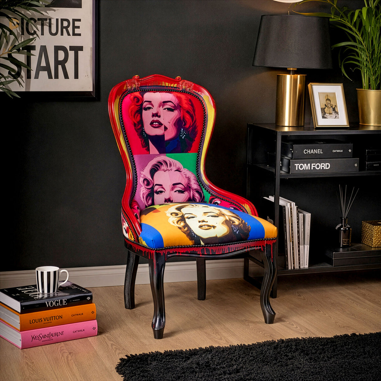 Crested Traditional Nursing Chair