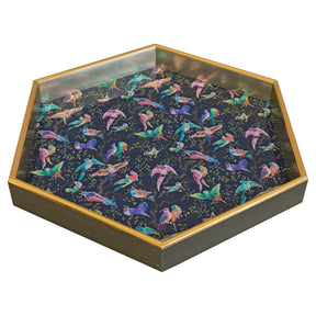 Laurence Llewelyn-Bowen Birdity Absurdity Hexagonal Serving Tray – Serving Tray by Febland