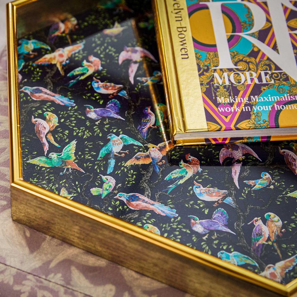 Laurence Llewelyn-Bowen Birdity Absurdity Hexagonal Serving Tray