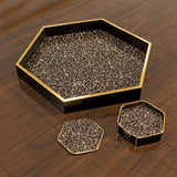 Laurence Llewelyn-Bowen Roxy Leopard Hexagonal Serving Tray