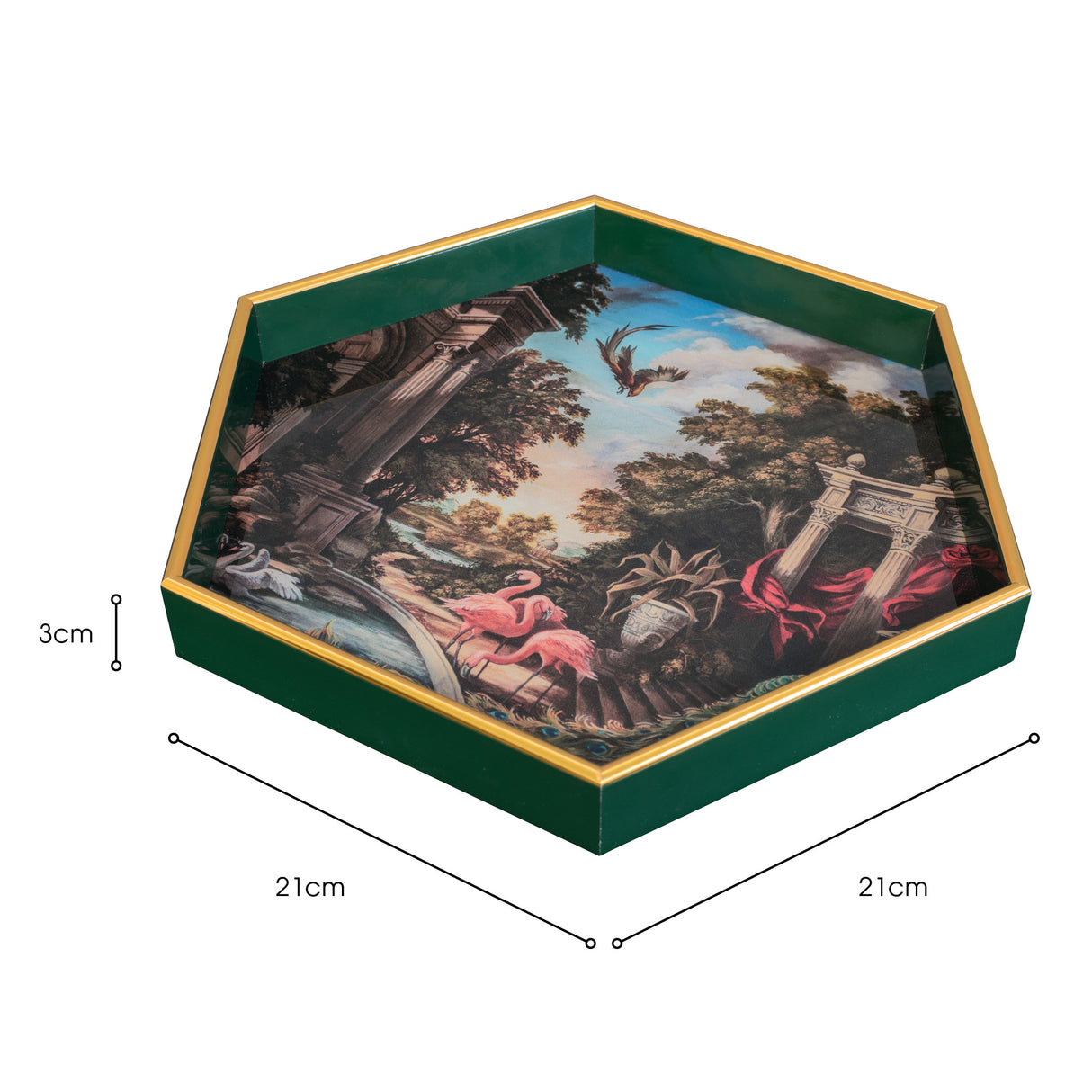 Laurence Llewelyn-Bowen Baroque Gardens Hexagonal Serving Tray