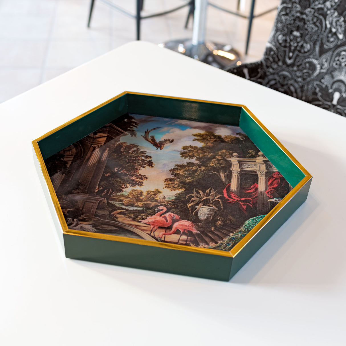 Laurence Llewelyn-Bowen Baroque Gardens Hexagonal Serving Tray