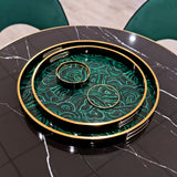 Laurence Llewelyn-Bowen Malachite Serving Tray Set