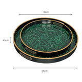 Laurence Llewelyn-Bowen Malachite Serving Tray Set