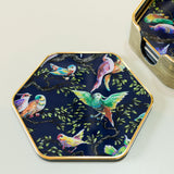 Laurence Llewelyn-Bowen Birdity Absurdity Hexagonal Coaster Set