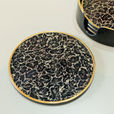 Laurence Llewelyn-Bowen Roxy Leopard Circular Coaster Set