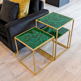 Laurence Llewelyn-Bowen Malachite Nest of Tables