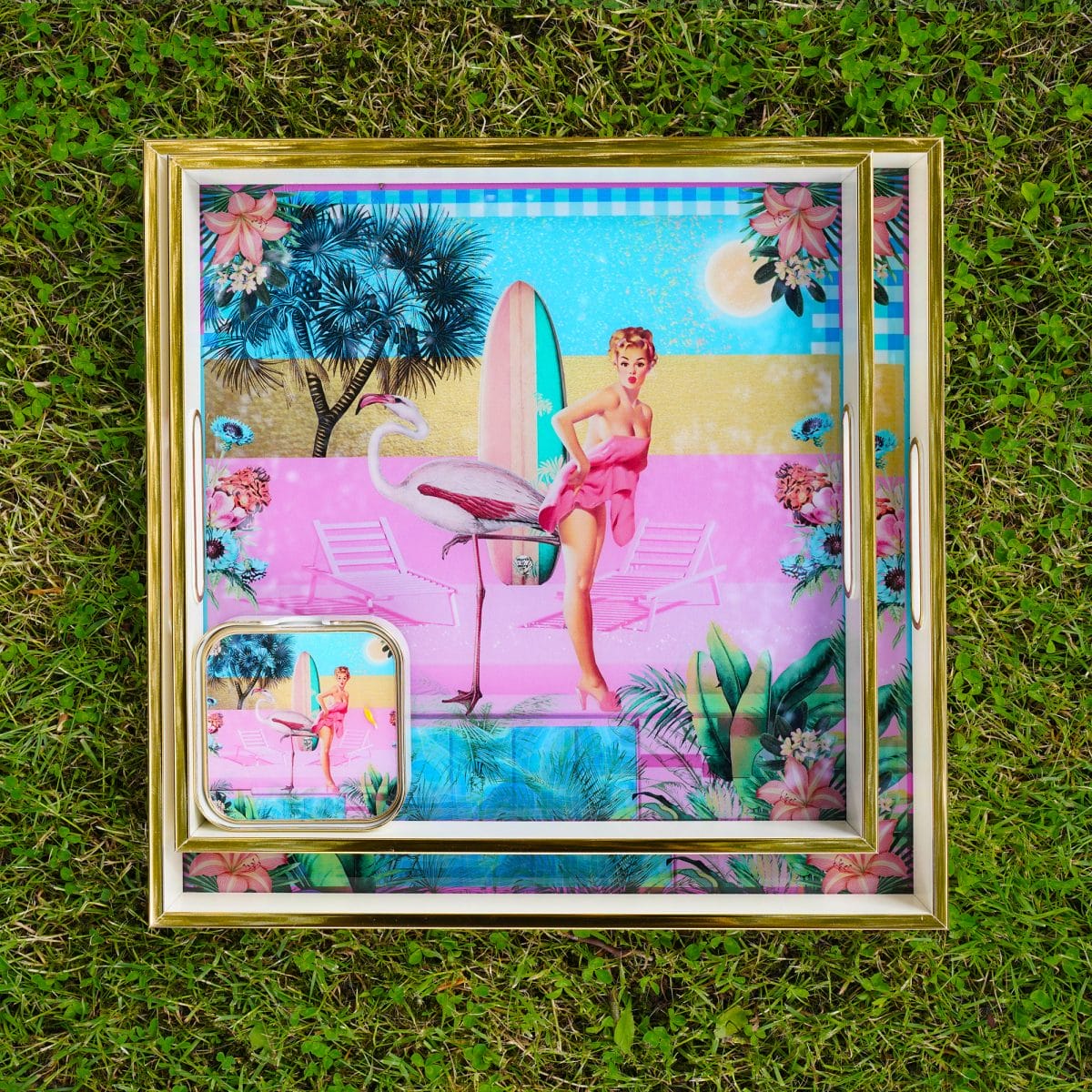 Myrtle and Mary Barbie Serving Trays Design