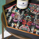 Myrtle and Mary Paradise Lost Hexagon Tray Close Up