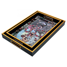 Myrtle and Mary Le Cirque Du Monde Serving Tray Set – Serving Tray by Febland