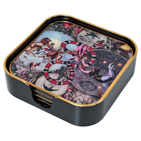 Myrtle and Mary Le Cirque Du Monde Coasters – Coasters by Febland