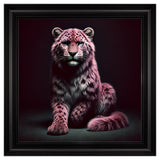 Velvet Print Framed Artwork - Feline Collection