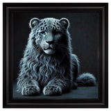 Velvet Print Framed Artwork - Feline Collection