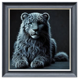 Velvet Print Framed Artwork - Feline Collection